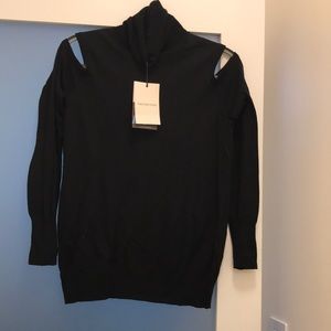 Cold shoulder, turtle neck sweater (never worn)